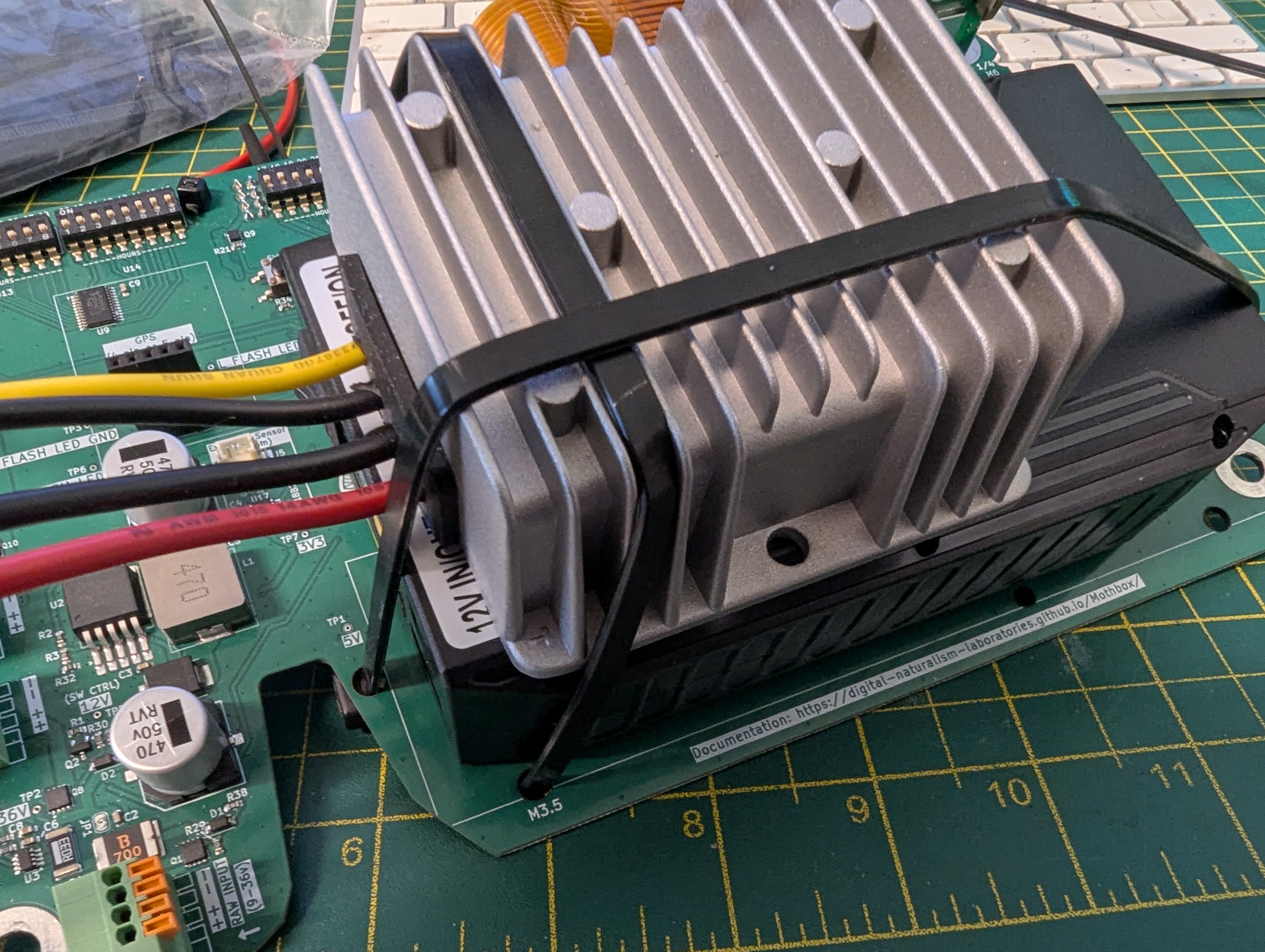 Battery front view