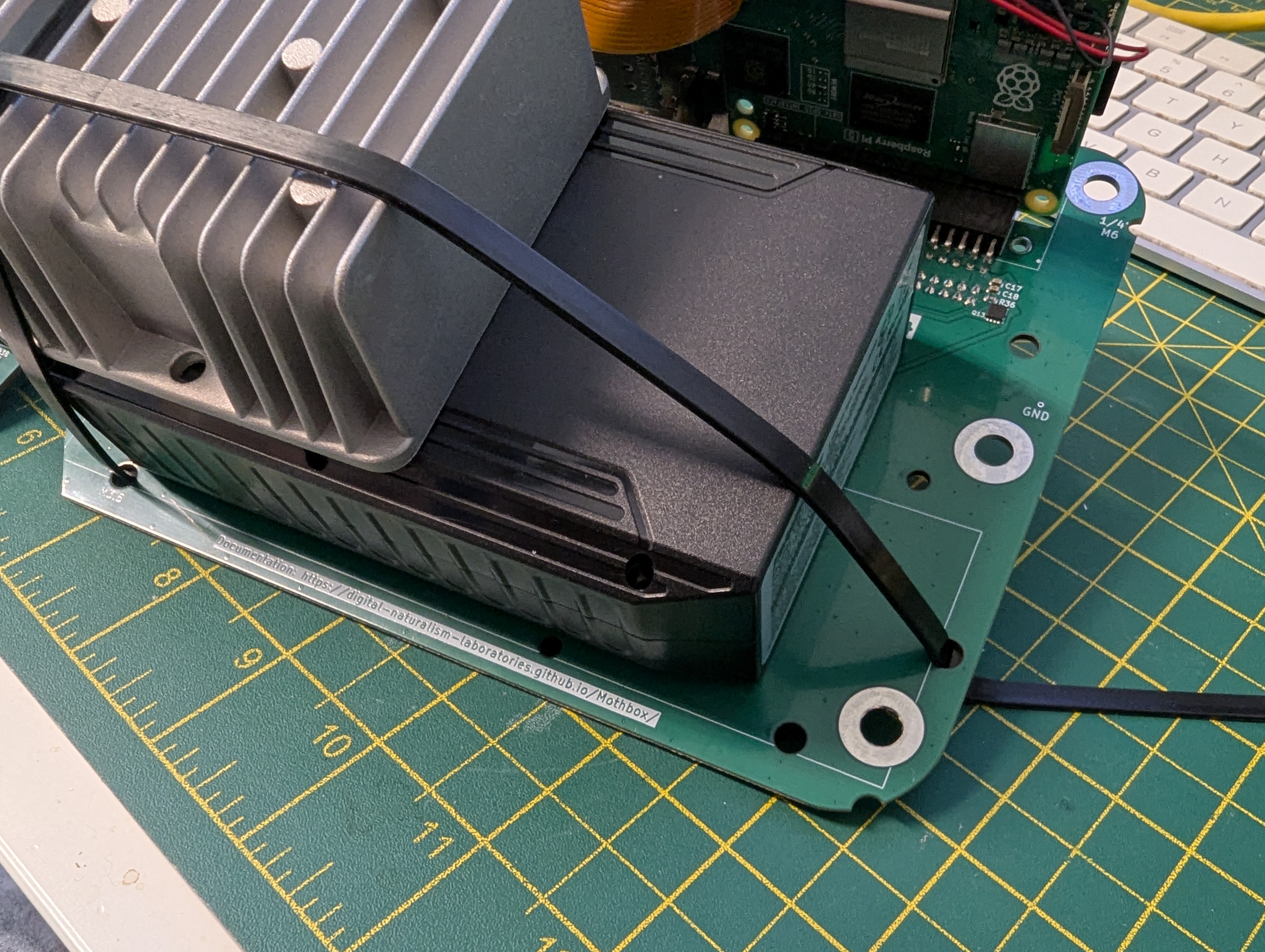 Battery side view